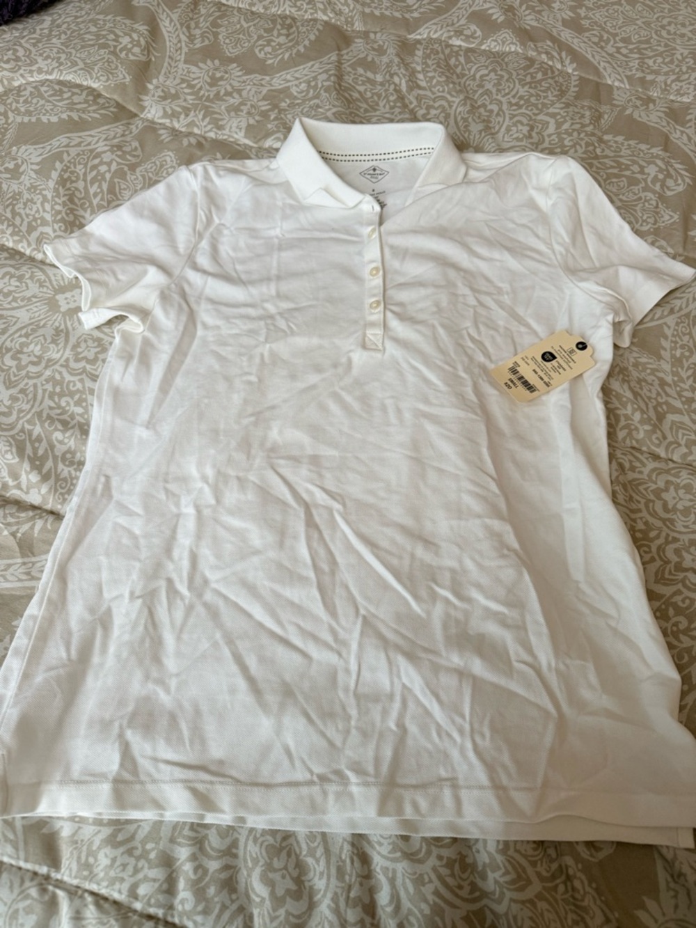 Men’s Classic White Polo Shirt (S)